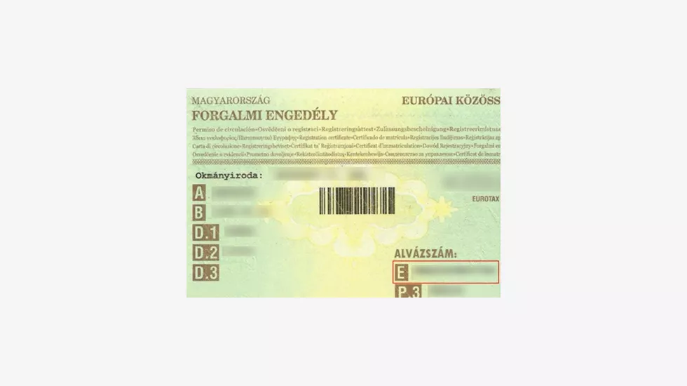 Mit ellenőrizz a motor forgalmi engedélyében vásárlás előtt?