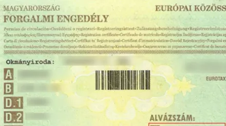 Mit ellenőrizz a motor forgalmi engedélyében vásárlás előtt?