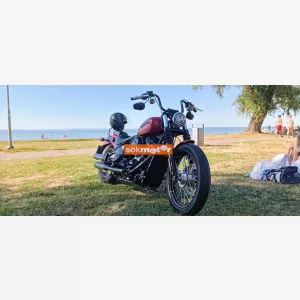 1. kép: HARLEY-DAVIDSON-STREET BOB 107 FXBB RED DENIM IRON