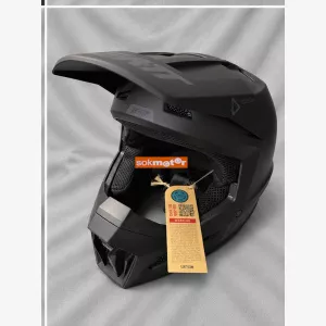 1. kép: Leatt Moto 2.5 V24 Stealth motocross bukósisak.-S/ 55-56